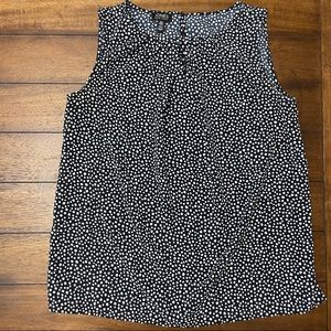 Jones New York Polka Dot Blouse